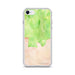 Custom Sequoia National Park Map iPhone SE Phone Case in Watercolor