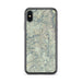 Custom Sequoia National Park Map Phone Case in Woodblock