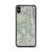 Custom Sequoia National Park Map Phone Case in Woodblock