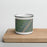 Front View Custom Seven Bends Virginia Map Enamel Mug in Afternoon on Cutting Board
