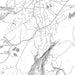 Sewanee Tennessee Map Print in Classic Style Zoomed In Close Up Showing Details