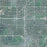Shaker Heights Ohio Map Print in Afternoon Style Zoomed In Close Up Showing Details