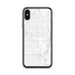 Custom iPhone X/XS Shaker Heights Ohio Map Phone Case in Classic