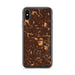 Custom iPhone X/XS Shaker Heights Ohio Map Phone Case in Ember