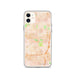 Custom iPhone 11 Shaker Heights Ohio Map Phone Case in Watercolor
