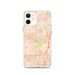 Custom iPhone 12 Shaker Heights Ohio Map Phone Case in Watercolor
