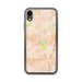 Custom iPhone XR Shaker Heights Ohio Map Phone Case in Watercolor