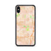 Custom iPhone XS Max Shaker Heights Ohio Map Phone Case in Watercolor