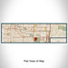 Flat View of Map Custom Shaker Heights Ohio Map Enamel Mug in Woodblock