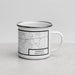 Right View Custom Sharon Pennsylvania Map Enamel Mug in Classic