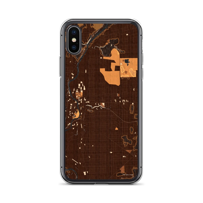 Custom Sharon Pennsylvania Map Phone Case in Ember