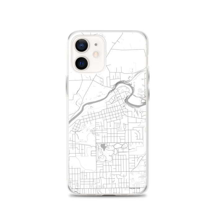 Custom iPhone 12 Sharpsville Pennsylvania Map Phone Case in Classic