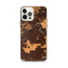 Custom iPhone 12 Pro Max Sharpsville Pennsylvania Map Phone Case in Ember