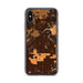 Custom iPhone X/XS Sharpsville Pennsylvania Map Phone Case in Ember