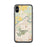 Custom iPhone X/XS Sharpsville Pennsylvania Map Phone Case in Woodblock