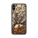 Custom iPhone X/XS Shasta Lake California Map Phone Case in Ember