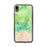 Custom iPhone XR Shasta Lake California Map Phone Case in Watercolor