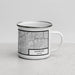 Right View Custom Shawnee Kansas Map Enamel Mug in Classic