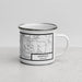Right View Custom Sheffield England Map Enamel Mug in Classic