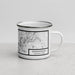 Right View Custom Shenandoah National Park Map Enamel Mug in Classic