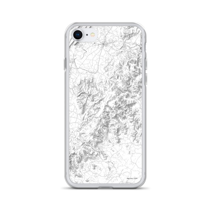 Custom Shenandoah National Park Map iPhone SE Phone Case in Classic