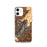 Custom Shenandoah National Park Map iPhone 12 Phone Case in Ember
