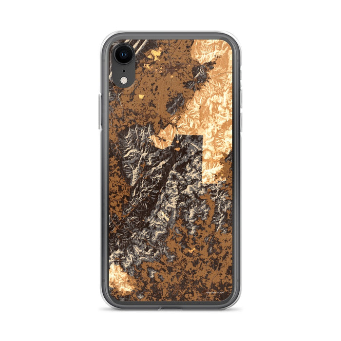 Custom Shenandoah National Park Map Phone Case in Ember