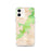 Custom Shenandoah National Park Map iPhone 12 Phone Case in Watercolor