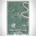 Shepherdstown West Virginia Map Print Portrait Orientation in Afternoon Style With Shaded Background
