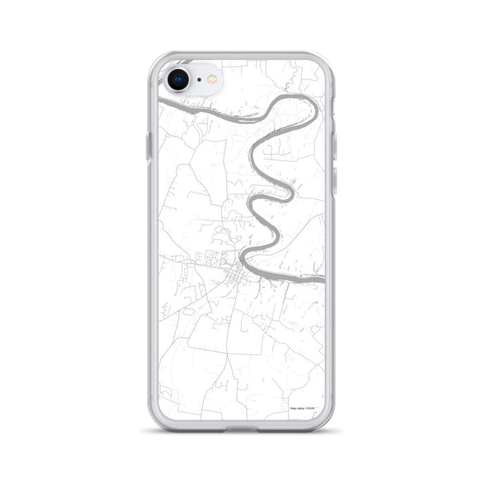 Custom iPhone SE Shepherdstown West Virginia Map Phone Case in Classic