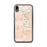 Custom iPhone XR Shepherdstown West Virginia Map Phone Case in Watercolor