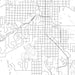 Sheridan Wyoming Map Print in Classic Style Zoomed In Close Up Showing Details