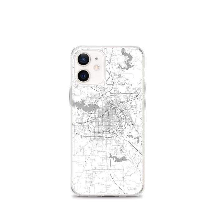Custom Shreveport Louisiana Map iPhone 12 mini Phone Case in Classic