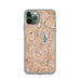 Custom Silver Lake Los Angeles Map Phone Case in Woodblock