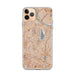 Custom Silver Lake Los Angeles Map Phone Case in Woodblock