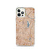 Custom Silver Lake Los Angeles Map iPhone 12 Pro Phone Case in Woodblock