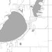 Silver Lake Michigan Map Print in Classic Style Zoomed In Close Up Showing Details