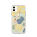 Custom Silver Lake Wisconsin Map Phone Case in Woodblock