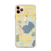 Custom Silver Lake Wisconsin Map Phone Case in Woodblock