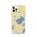Custom Silver Lake Wisconsin Map iPhone 12 Pro Phone Case in Woodblock