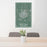 24x36 Sioux Falls South Dakota Map Print Portrait Orientation in Afternoon Style Behind 2 Chairs Table and Potted Plant