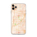 Custom Sioux Falls South Dakota Map Phone Case in Watercolor