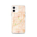 Custom Sioux Falls South Dakota Map iPhone 12 Phone Case in Watercolor