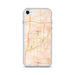 Custom Sioux Falls South Dakota Map iPhone SE Phone Case in Watercolor