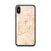 Custom Sioux Falls South Dakota Map Phone Case in Watercolor