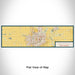 Flat View of Map Custom Sioux Falls South Dakota Map Enamel Mug in Woodblock