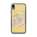 Custom Sioux Falls South Dakota Map Phone Case in Woodblock