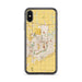 Custom Sioux Falls South Dakota Map Phone Case in Woodblock