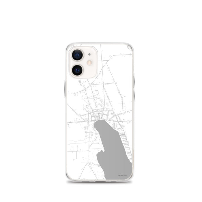 Custom iPhone 12 mini Skaneateles New York Map Phone Case in Classic