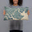 Person holding 20x12 Custom Skidaway Island Georgia Map Throw Pillow in Afternoon